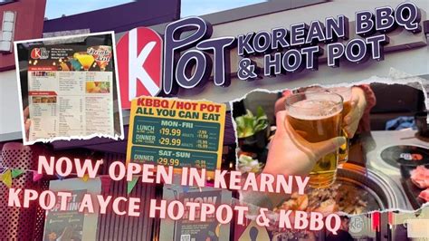 Kpot kearny - Mar 13, 2024 · Sunday – Thursday: 12:00PM – 10:00PM Friday – Saturday: 12:00PM – 11:00PM. Last seating is one hour before closing time